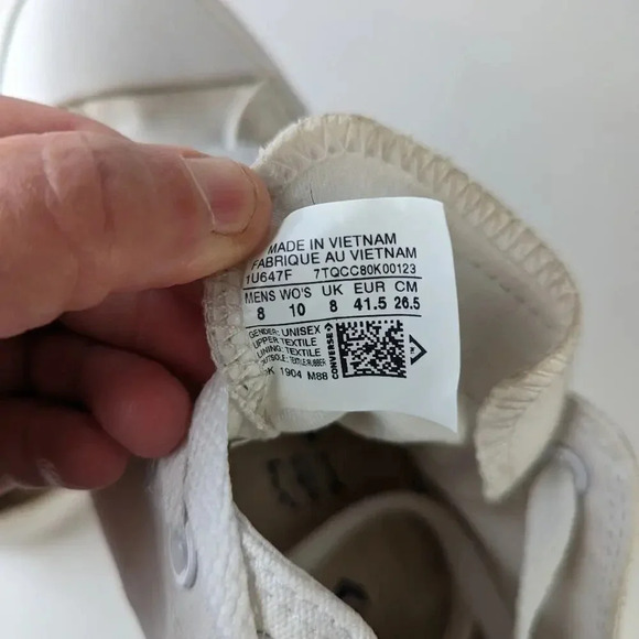Converse All Star Low Rise Sneakers 8/10 - Picture 3 of 10
